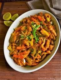 VEGETABLE JAL FRAZIE OR SUBZI VINDALOO (V)