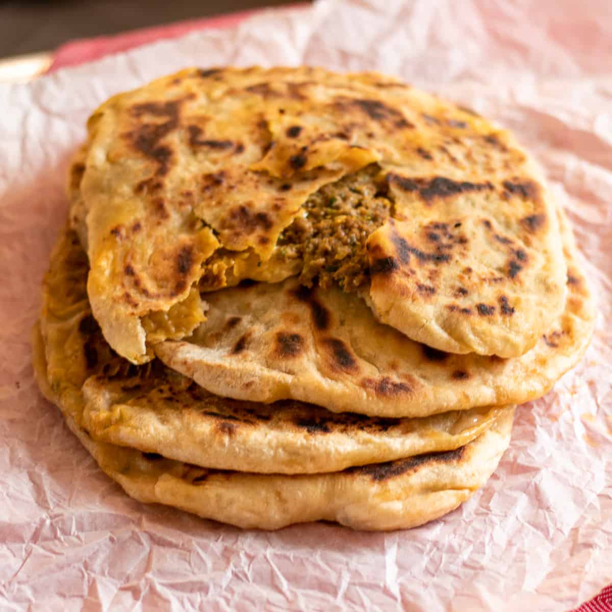 Chicken or Keema Naan